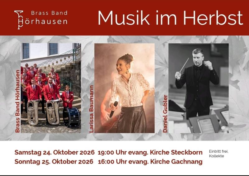 Flyer Musik im Herbst 2026